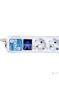 Фильтр-удлинитель PowerCube PRO (SPL(5+1)-16B-P-5М) 5.0 м, LC контур - подавление В/Ч помех, 16А/3,5кВт