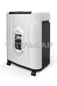 Шредер Heleos АП20-5 белый/черный с автоподачей (секр.P-5) перекрестный 131лист. 20лтр. скрепки скобы пл.карты