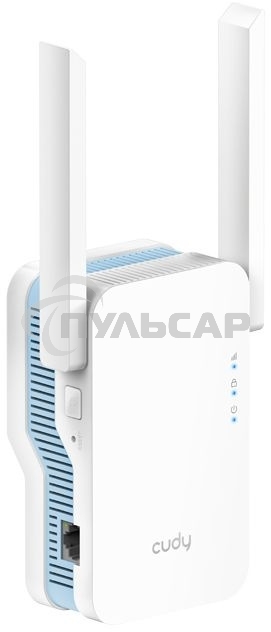 Повторитель беспроводного сигнала Cudy RE1200 AC1200 10/100BASE-TX/Wi-Fi белый