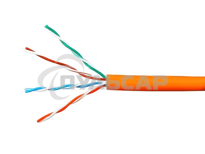 Кабель Cablexpert Россия UPC-5051E-LSZH-4-CU indoor, UTP-LSZH 4x2x0.51, медный, кат.5e, однож., 305м, box, оранжевый