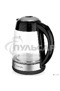 Чайник электрический BRAYER BR1012 2200 Вт, 1,7 л, высококач.стекло, подсвет, автоотключ при закипании