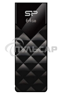 Флешка USB Silicon Power R/W USB 64 Gb Ultima U03 SP064 Gb,UF2U03V1K USB 2.0, черный
