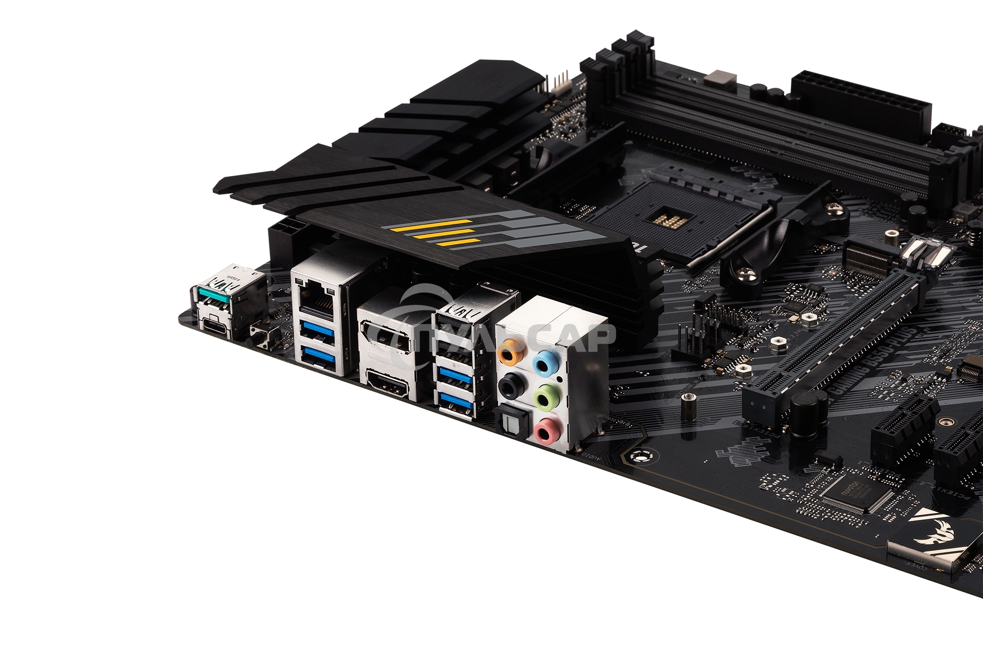 Материнская плата ASUS TUF GAMING B550-PLUS, AM4, AMD B550, 4xDDR4, 6xSATA, 2xM.2, 1xPCIe 4.0 x16, 1xPCIe 3.0 x16, 3xPCIe x1, 1xHDMI, 1xDP, 1x 2.5Gb LAN, 4xUSB-A 3.2 Gen 1, 1xUSB-A 3.2 Gen 2, 2xUSB-A 2.0, 1xUSB-C 3.2 Gen 2, 5x3.5 мм, 7.1, ATX