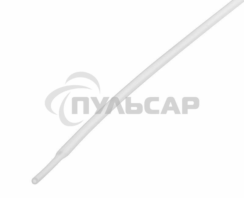 Термоусаживаемая трубка Rexant 1,0/0,5 мм, белая, упаковка 50 шт. по 1 м