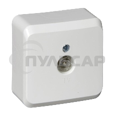 Розетка TV 1-м ОП Этюд крем. SchE TVA-002K