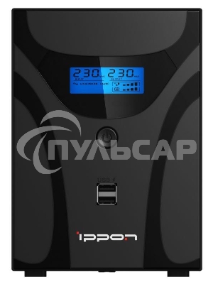 Источник бесперебойного питания Ippon Smart Power Pro II Euro 1200 720Вт 1200ВА черный
