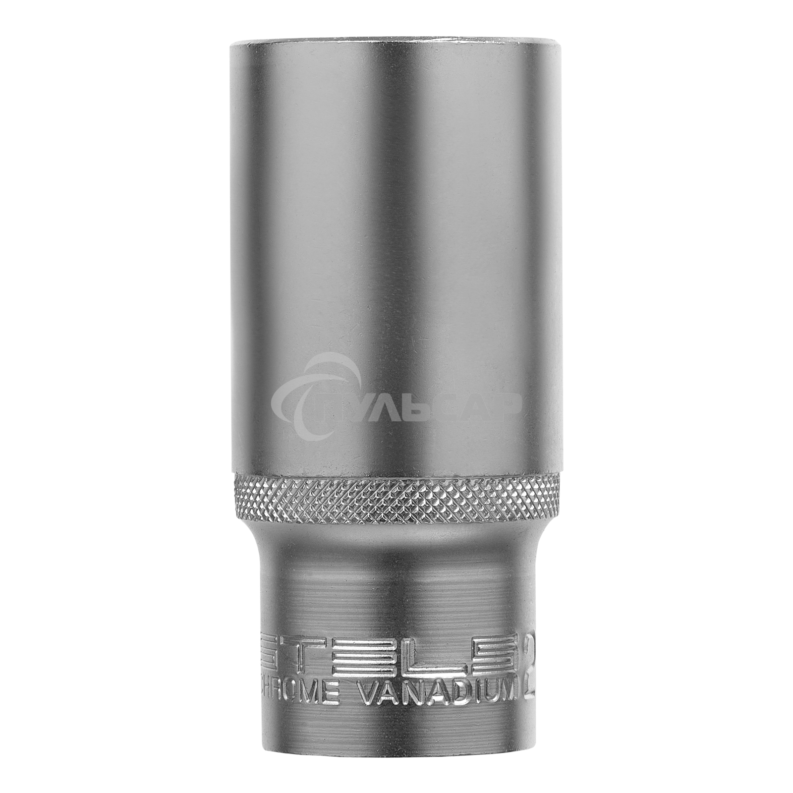 Головка торцевая удлиненная, 27 мм, 6-гранная, CrV, под квадрат 1/2