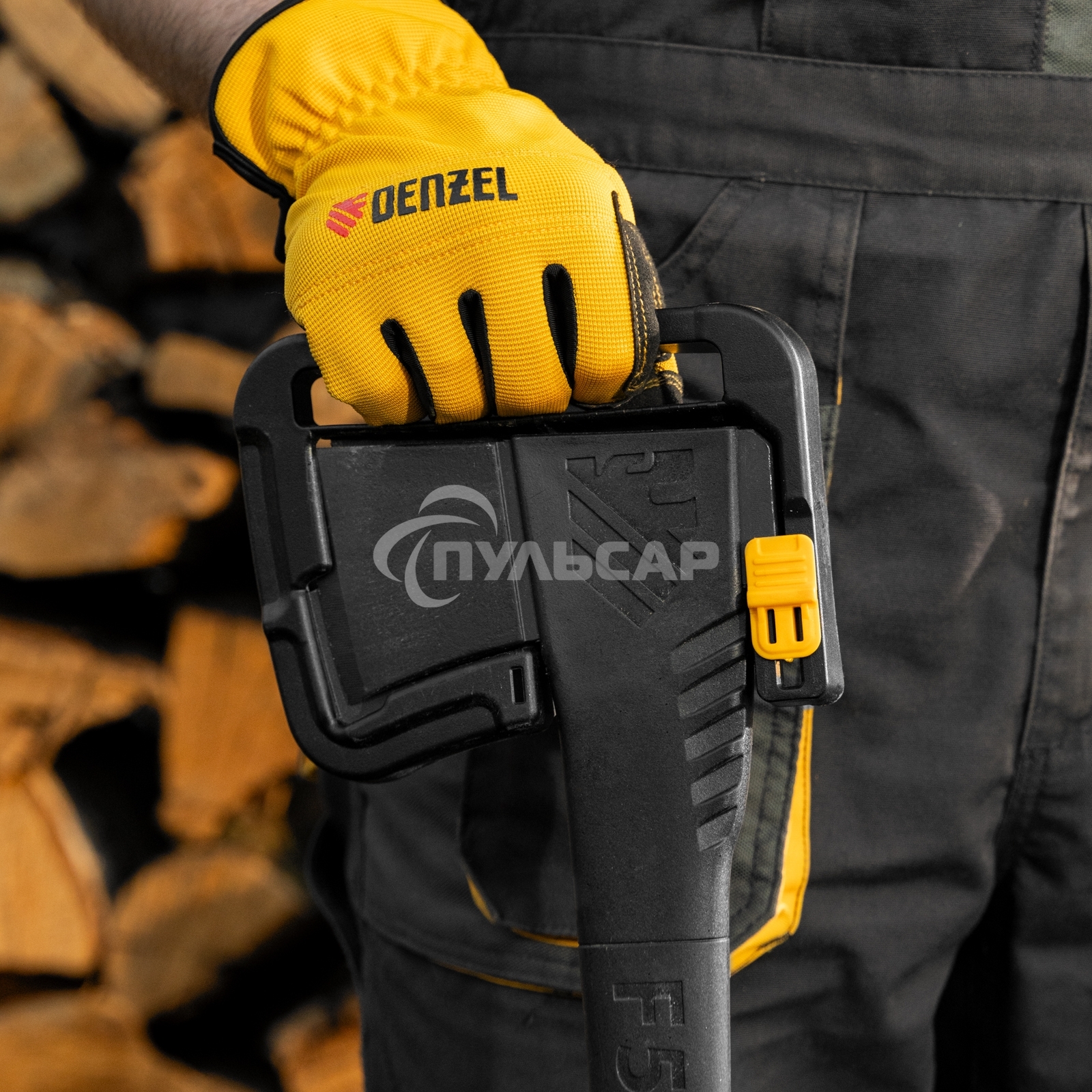 Топор-колун Denzel 21432 F5, 1100 гр, двухкомпонентная рукоятка, 500 мм