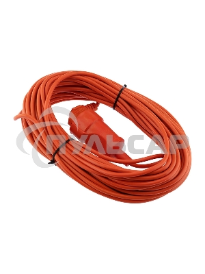 Удлинитель-шнур PROconnect ПВС 3х0.75, 30 м, с/з, 6 А, 1300 Вт, IP44, оранжевый (Сделано в России)