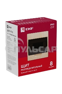Щит ЩРН-П-8 IP41 светлое дерево PROxima EKF pb40-n-8-light