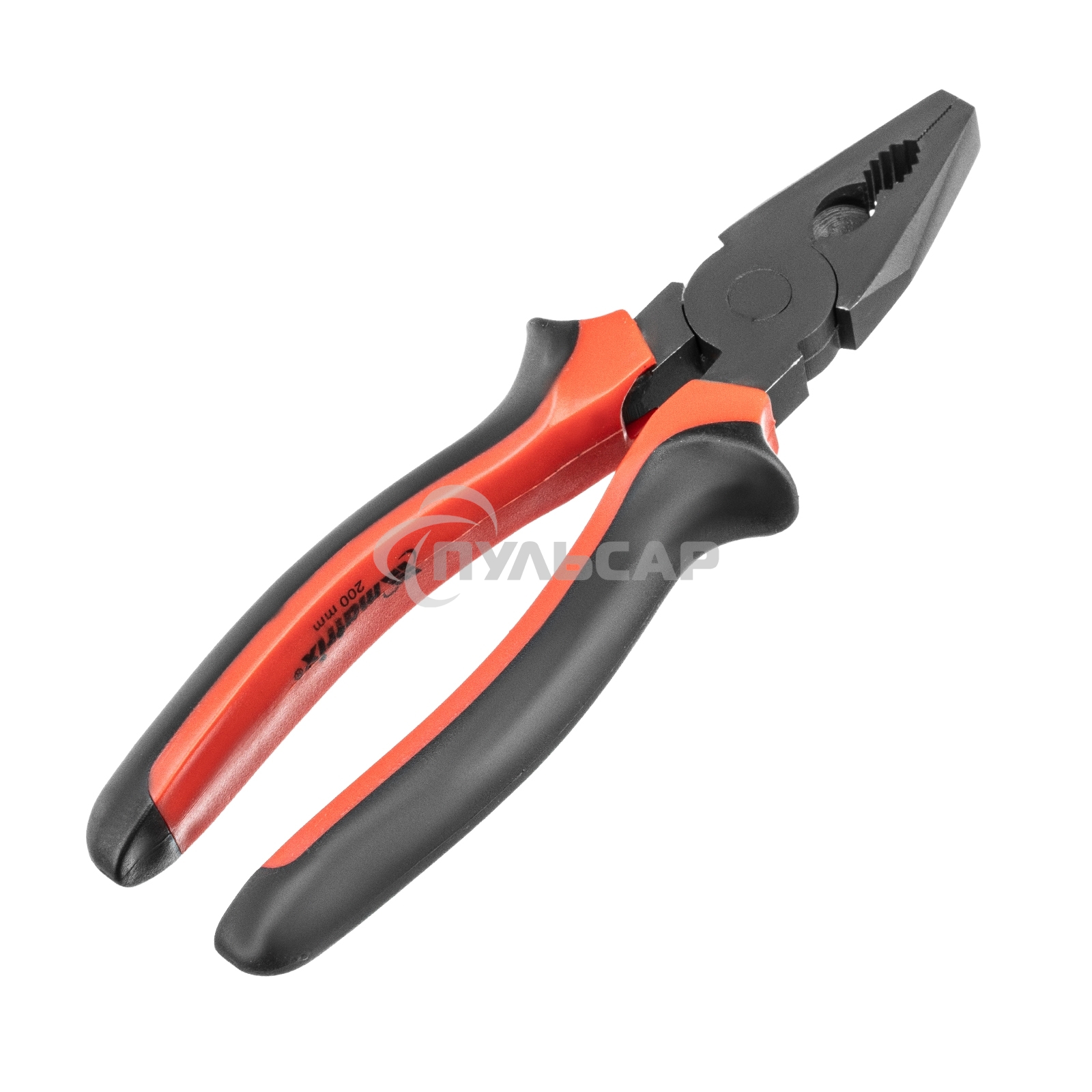 Плоскогубцы Matrix черный Nickel, 200 мм, комбинированные, двухкомпонентные рукоятки