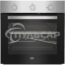Газовый духовой шкаф Beko BBIGT21100X с откидным электрическим грилем; автоматический электроподжиг; поворотные переключатели; металлические направляющие; объем - 72л; 3 стекла дверцы; 1 решетка; 1 противень; вертел. Цвет нержавеющая сталь; Материал панел