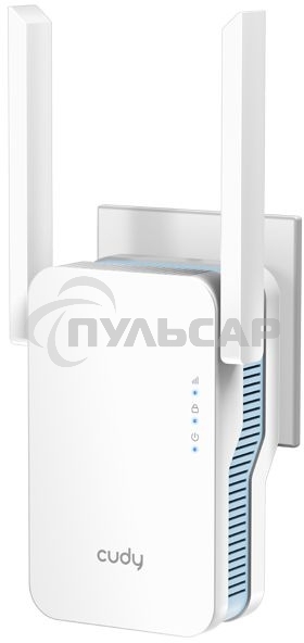 Повторитель беспроводного сигнала Cudy RE1200 AC1200 10/100BASE-TX/Wi-Fi белый