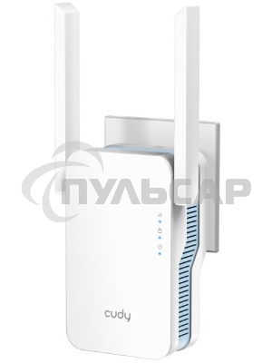 Повторитель беспроводного сигнала Cudy RE1200 AC1200 10/100BASE-TX/Wi-Fi белый