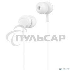 Проводные наушники-вставки с микрофоном Hoco M14 белый