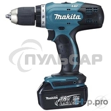 Дрель-шуруповерт Makita DDF453RFE, Аккумуляторная, 18В, 2 АКБ, Кейс