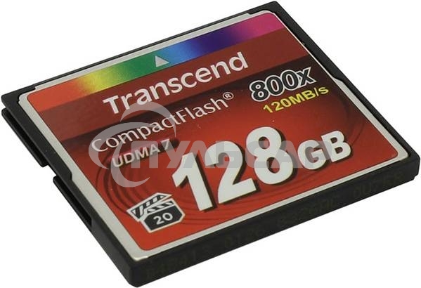 Флеш карта CF 128Gb, Transcend Ultra Speed 800X