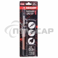 Паяльник Rexant с керам. нагревателем 220В/60Вт /Japan type/ 12-0611