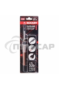 Паяльник Rexant с керам. нагревателем 220В/60Вт /Japan type/ 12-0611
