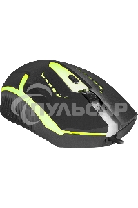 Мышь проводная Defender Hit MB-601 черный, 1200 dpi, USB, кнопки - 4