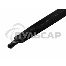 Термоусаживаемая трубка Rexant 22,0/11,0 мм, черная, упаковка 10 шт. по 1 м