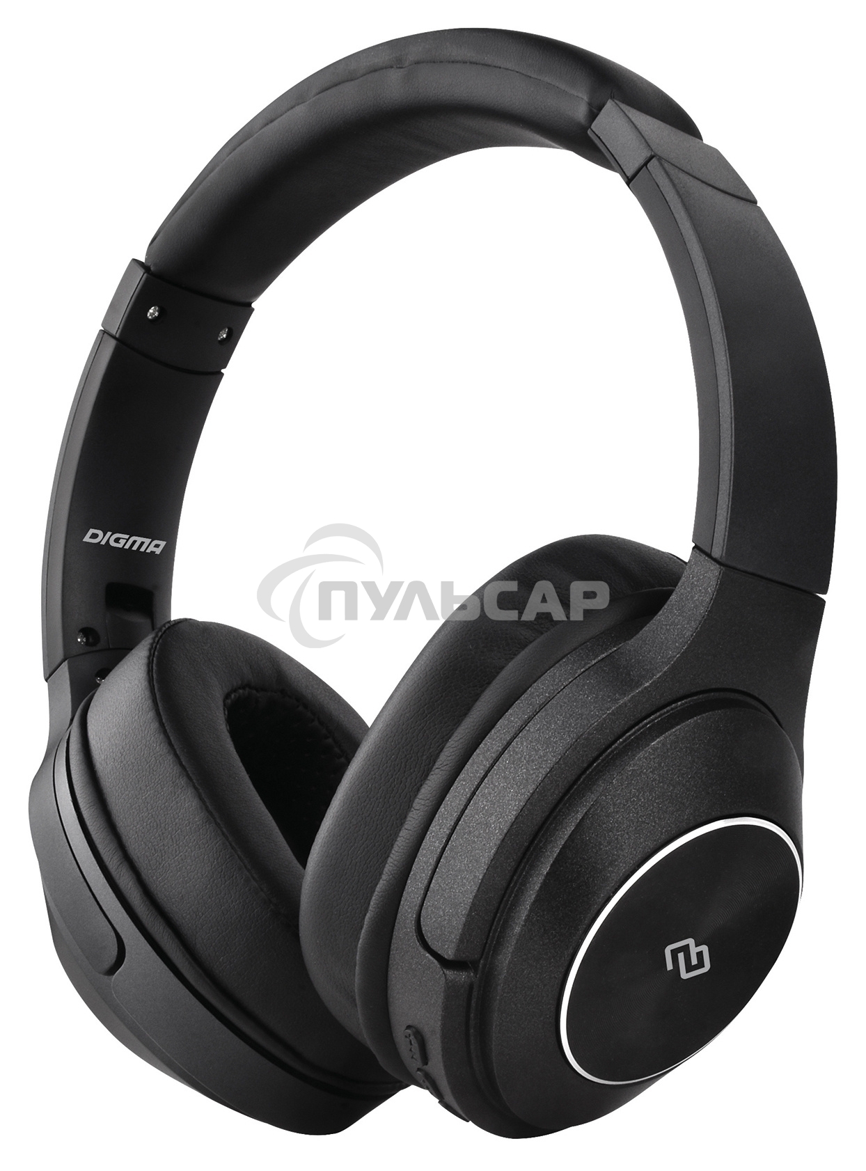 Гарнитура накладные Digma BT-20 ANC черный беспроводные bluetooth оголовье