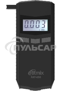 Алкотестер Ritmix RAT-650 электрохимический черный
