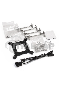 Система водяного охлаждения ExeGate BlackWater-240V2.PWM.RGb черный, 120 мм, алюминий, 2000 об/мин, 22 дБ, 4 pin, 220 Вт