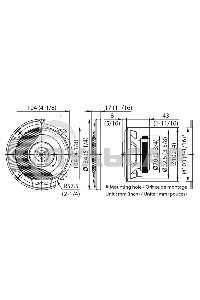 Колонки автомобильные Kenwood KFC-S1066 220Вт