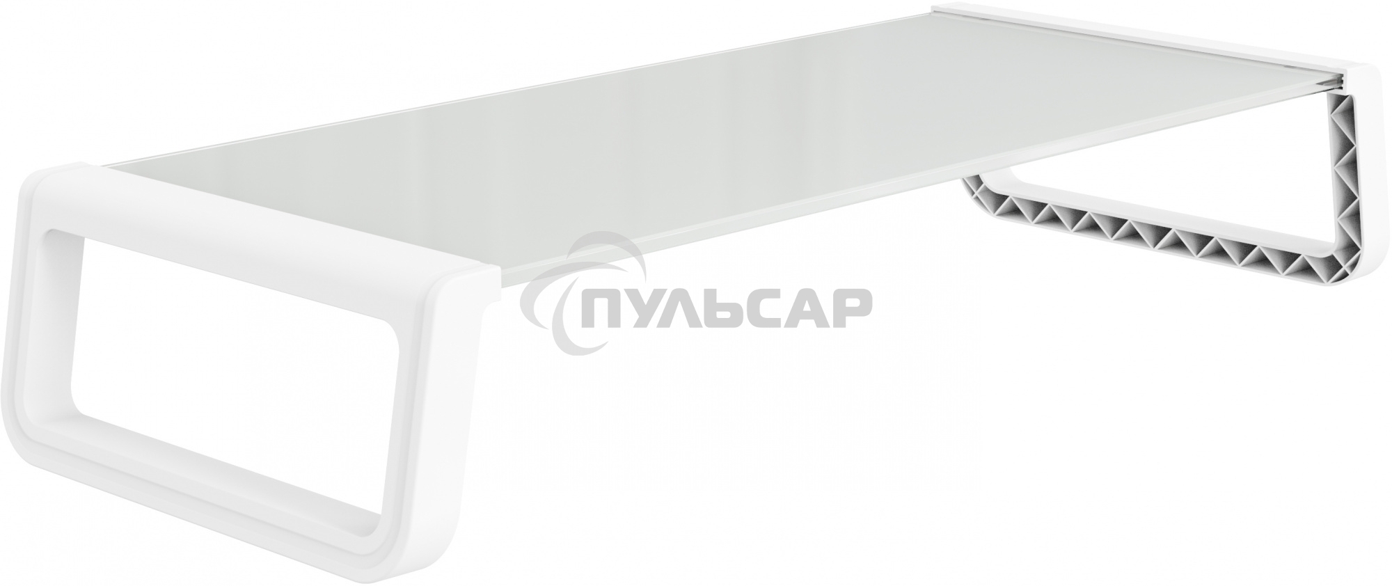 Подставка под монитор Cactus CS-MR-ALGL прозрачный