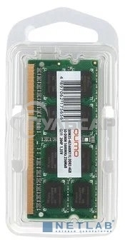 Оперативная память QUMO, DDR3, 8Gb (1x8Gb), 1600MHz, CL11, SO-DIMM