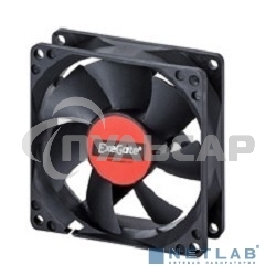 Вентилятор для корпуса ExeGate EX08025BAT черный, 80 мм, 2600 об/мин, 32 дБ