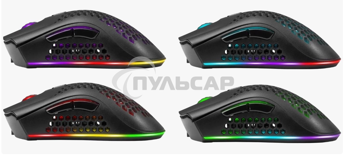 Мышь беспроводная Defender Warlock GM-709L черный, 2400 dpi, радиоканал, USB, кнопки - 8