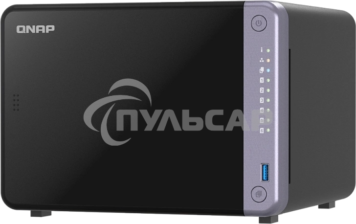 Сетевое хранилище NAS Qnap TS-632X-4G 6-bay настольный Alpine AL-524