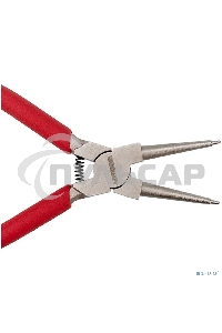 Щипцы для стопорных колец Rexant загнутый сжим 160 мм, обливные рукоятки