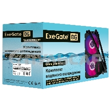 Система водяного охлаждения ExeGate BlackWater-240V2.PWM.RGb черный, 120 мм, алюминий, 2000 об/мин, 22 дБ, 4 pin, 220 Вт
