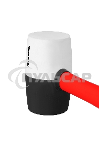 Киянка резиновая Matrix, 680 г, черно-белая резина, фибергласовая рукоятка