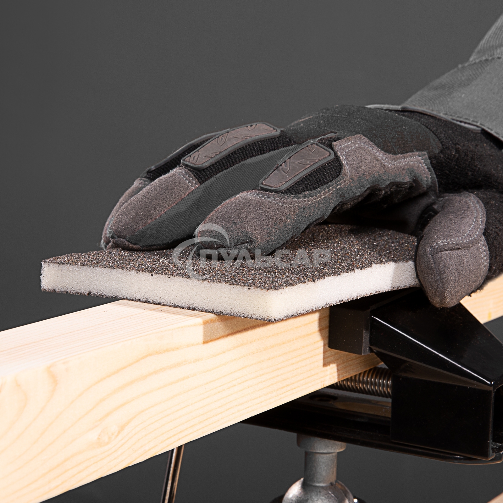 Губка для шлифования Matrix, 125 х 100 х 10 мм, мягкая, 3 шт., P 60/80, P 60/100, P 80/120