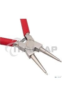 Щипцы для стопорных колец Rexant загнутый сжим 160 мм, обливные рукоятки