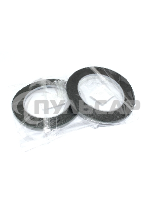 Скотч двусторонний черный вспененный с зеленой защитной лентой толщина 0.5мм ширина 3мм 10м 2 шт