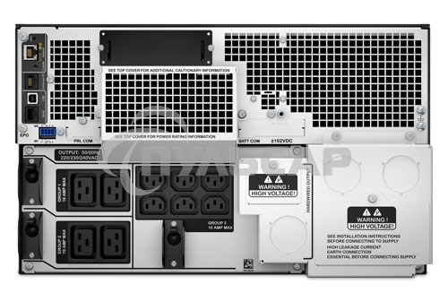 Источник бесперебойного питания APC Smart-UPS SRT SRT10KRMXLI 10000Вт 10000ВА черный