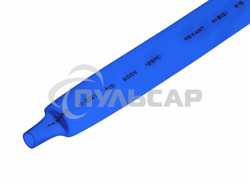 Термоусаживаемая трубка Rexant 15,0/7,5 мм, синяя, упаковка 50 шт. по 1 м