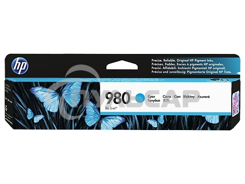 Картридж струйный HP D8J07A голубой для HP OJ Ent X585/X555 (6600стр.)