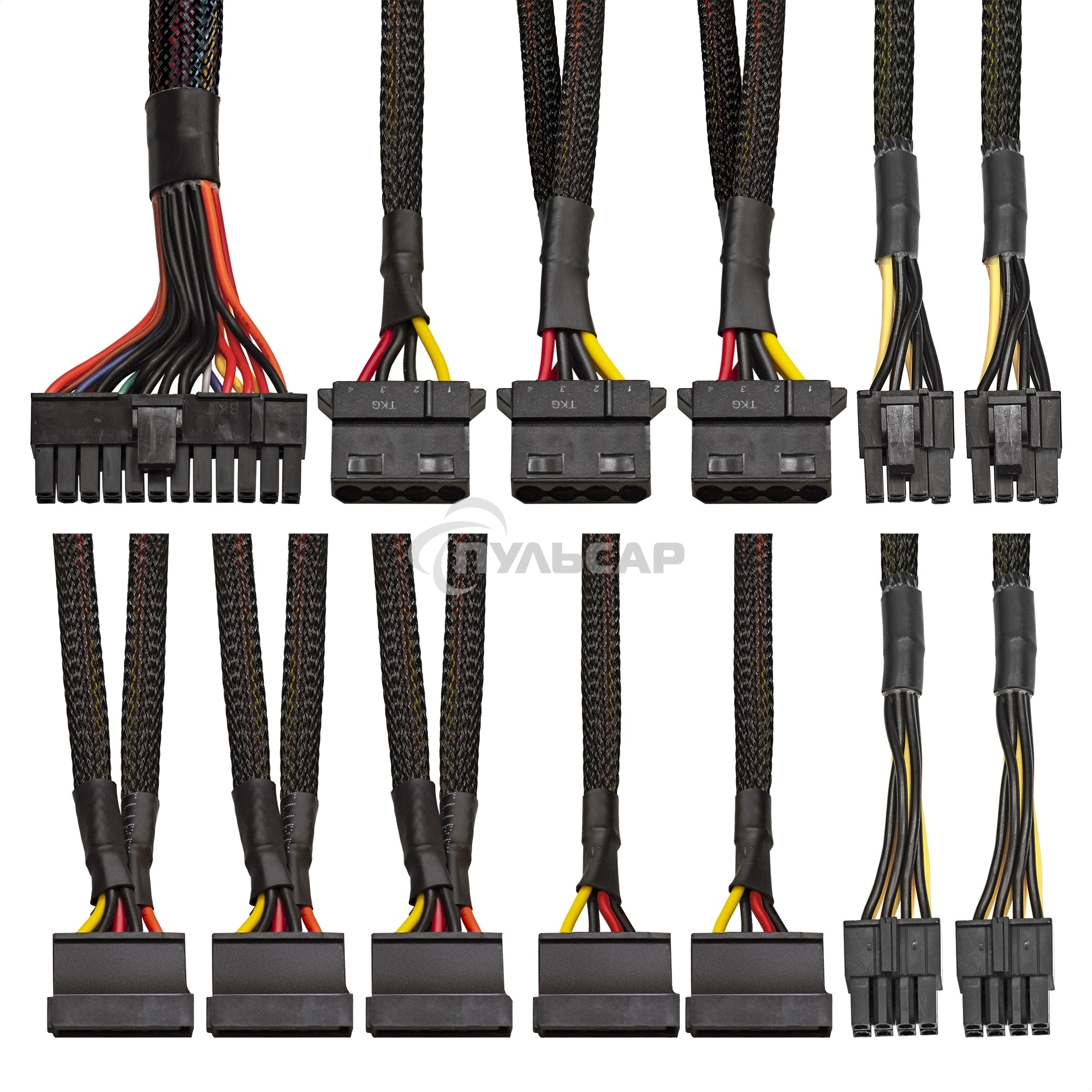 Блок питания ExeGate 750NPXE (EX292176RUS-S), 750Вт, 120мм, черный