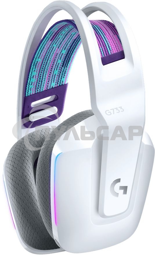 Наушники LOGITECH G733 LIGHTSPEED Wireless RGb Gaming Headset - белый - 2.4GHZ - EMEA