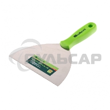 Шпательная лопатка из нержавеющей стали, 150 мм, пластмассовая ручка Сибртех 85550