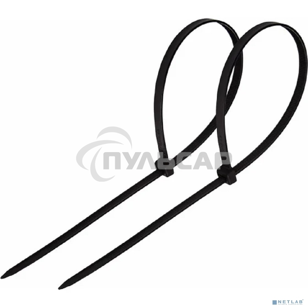 Хомут-стяжка кабельная нейлоновая Rexant 500 x4,8 мм, черная, упаковка 100 шт.