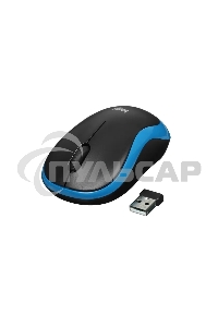 Мышь беспроводная Logitech M185 синий, 1000 dpi, радиоканал, USB, кнопки - 3