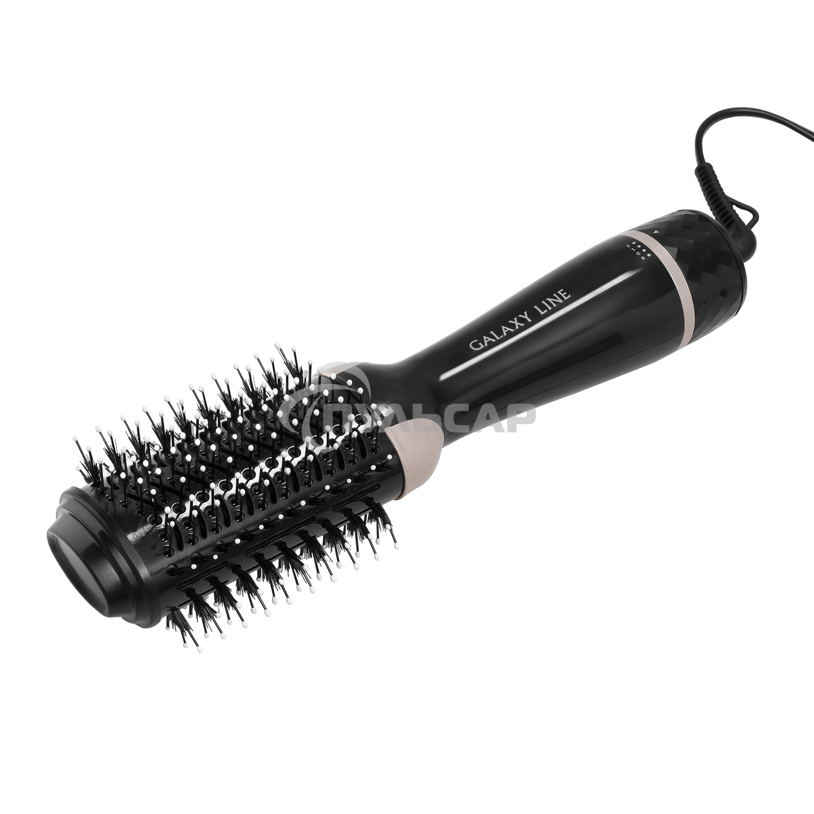 Фен-расческа Galaxy Line GL 4407, черный, 1200 Вт, расческа с керамическим покрытием рабочей поверхности и смешанным типом зубьев, функция 