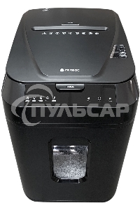 Шредер ГЕЛЕОС АП40-4, DIN P-4 (4 ур-нь секр.), фрагмент 3,9х12мм, АВТОПОДАЧА 170 лист (70г/м2), пл.карты/скрепки/скобы, 37 литров